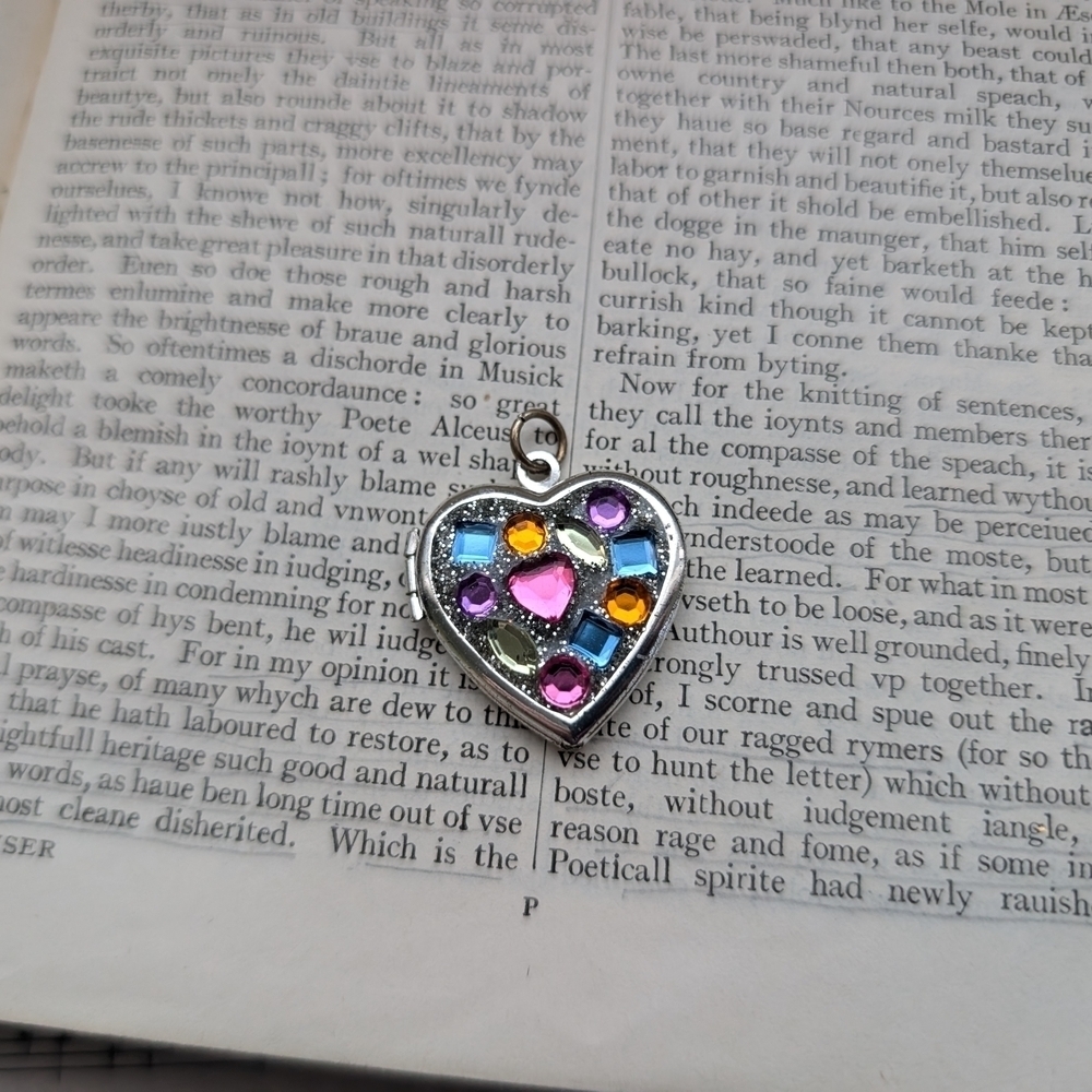 Multicolor Heart Pendant